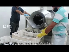 Linha de produção de conservas de peixe Equipamento de transformação de conservas de croaker amarelo