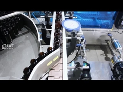 SUS304 6000BPH Linhas de produção de enchimento de xarope de 30 ml Máquina de enchimento de líquido CE