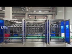 Máquina de enchimento de detergente líquido versátil para diferentes tamanhos de garrafas