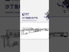 Linha de produção de conservas de sardinha