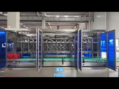 2600BPH Linhas de produção de enchimento de detergentes Máquina de enchimento de líquidos