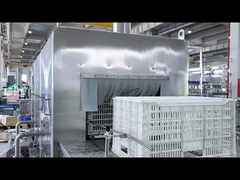 Máquina de lavar cestos de 600 cestos/hora