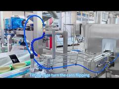 Linha de produção de enchimento de molho XO de alta velocidade - 50-90 latas/min Equipamento industrial