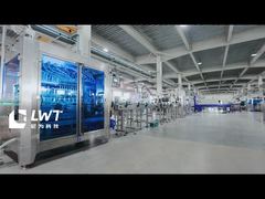 Linha de produção e envase de óleo comestível engarrafado