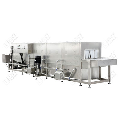Máquina de lavar caixas industriais Lavadora de caixas
