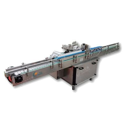 Máquina de rotulagem automática de cola úmida vertical para caixas