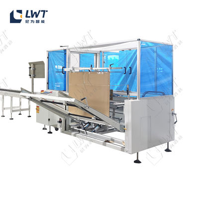 Máquina automática de erecção de cartão de papelão Máquina de embalagem de cartão dobrável
