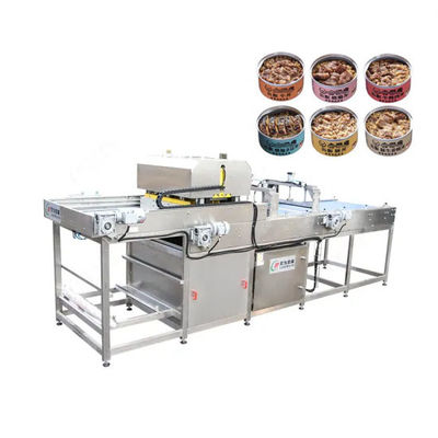 Linha de produção de peixe-sardinha de estrela-do-mar de atum enlatado Máquina enlatada