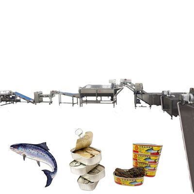 LWT Elétrico Automático de conservas de peixe máquina de sardinha linha de processamento de conservas de peixe