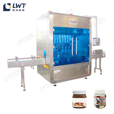 Máquina de enchimento quantitativo de chocolate em garrafas totalmente automática