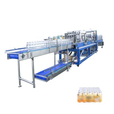 Máquina de embalagem automática de alta velocidade de tipo linear PE para embalagens de água em garrafas