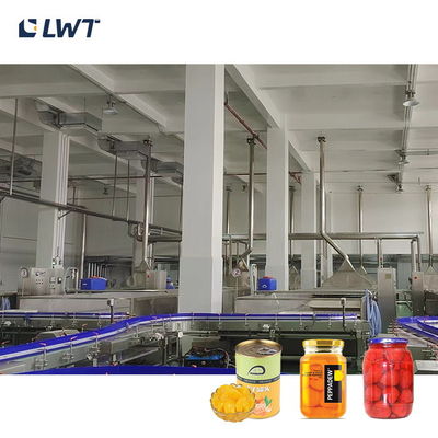 Máquina de esterilização por pulverização de pasteurizante de túnel de alimentos enlatados profissional
