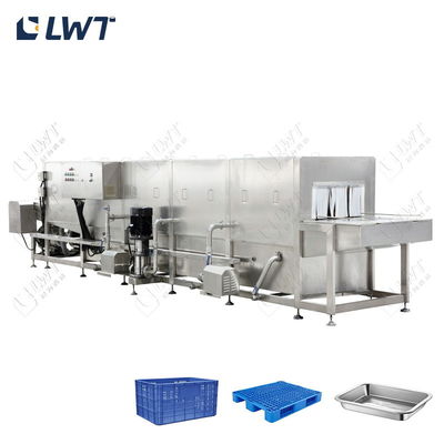 Máquina de lavagem de caixas de faturamento Máquina de limpeza de pallets