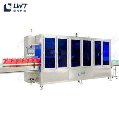 Máquina de enchimento de detergente líquido versátil para diferentes tamanhos de garrafas