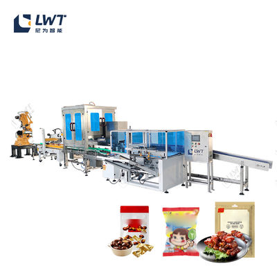 Linha de produção de doces / chocolate / queijo Máquina de embalagem de cartão