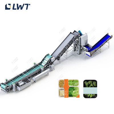 2.5T/H Linha de processamento de vegetais frescos