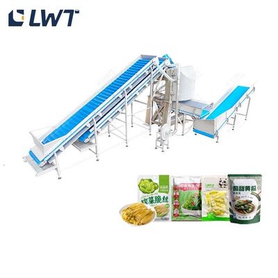 Linha de produção de alimentos pré-preparados totalmente automática Equipamento de processamento de alimentos prontos para consumo