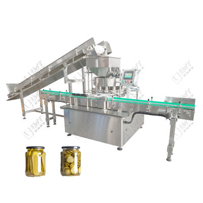 Máquina de Enchimento de Precisão Especializada para Pedaços de Pepino LWT, com Selagem a Vapor de Frascos de Vidro de Alta Eficiência